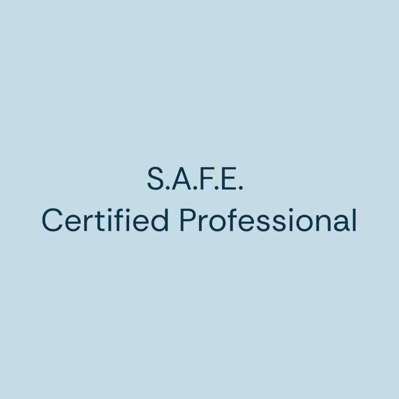 S.A.F.E. Certified Professional — full 12-week programme